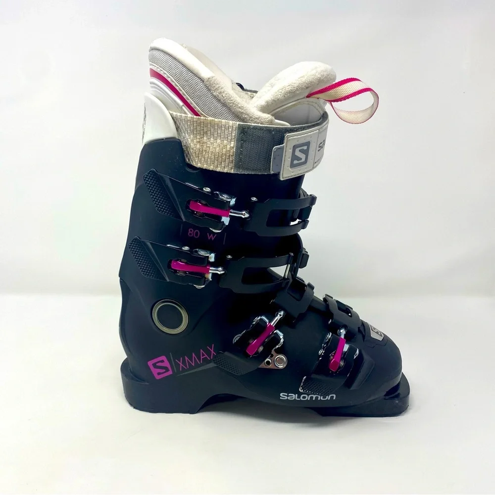 Salomon X MAX 80W Ski Boots Women’s Size‎ Mondopoint 22 / 22.5 — US 5 / 5.5